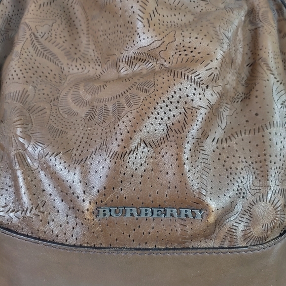 BURBERRY AVONDALE LEATHER HOBO BAG - Picture 4 of 16